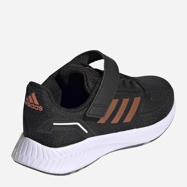 Buty sportowe chłopięce na rzepy adidas Runfalcon 2.0 C FZ0116 30 Czarne z brązowym (4064036736698) - obraz 3
