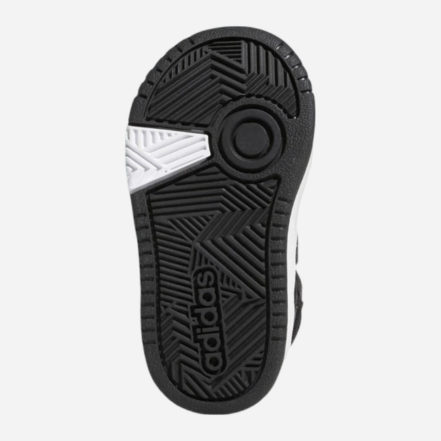 Buty sportowe chłopięce na rzepy za kostkę adidas Hoops Mid 3.0 AC I GW0408 23 Czarne (4065418424530) - obraz 6