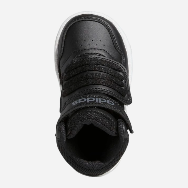 Buty sportowe chłopięce na rzepy za kostkę adidas Originals Hoops Mid 3.0 AC I GW0408 26.5 Czarne (4065418424554) - obraz 5
