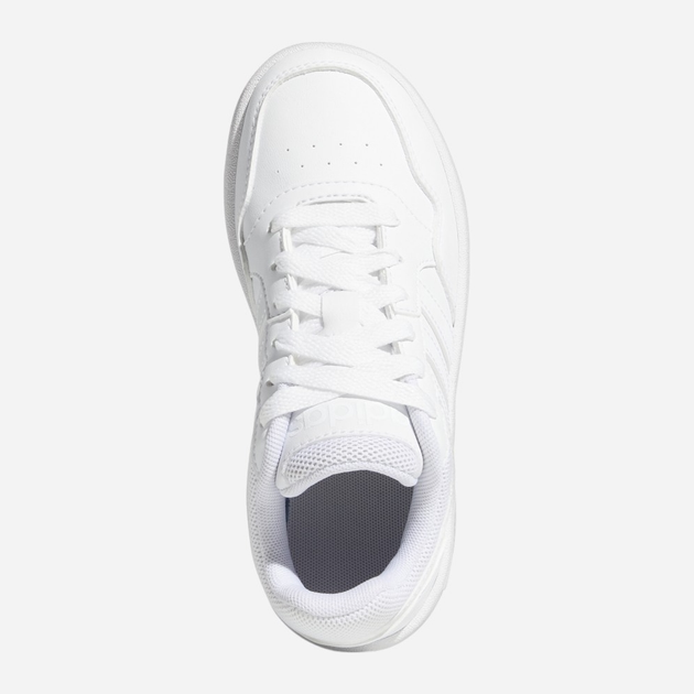 Sneakersy młodzieżowe dla dziewczynki adidas Originals Hoops 3.0 K GW0433 39.5 Białe (4065418374552) - obraz 5