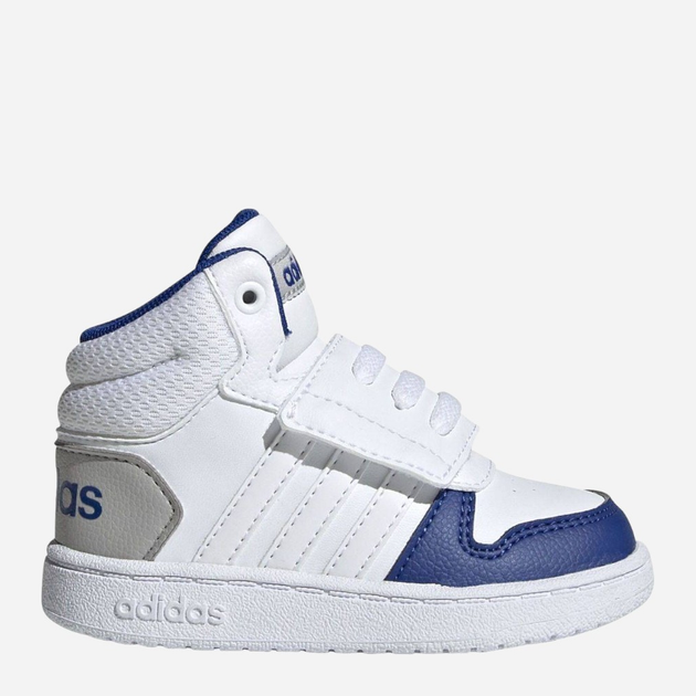 Buty sportowe chłopięce na rzepy za kostkę Adidas Hoops Mid 2.0 I GW4838 25 Białe (4064049362754) - obraz 1