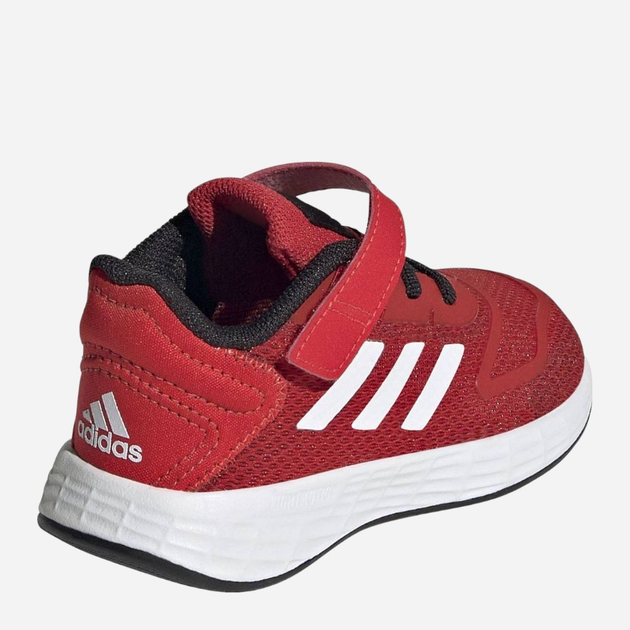 Buty sportowe dziecięce dla dziewczynki na rzepy adidas Duramo 10 El I GW8756 25.5 Czerwone (4065418476300) - obraz 4