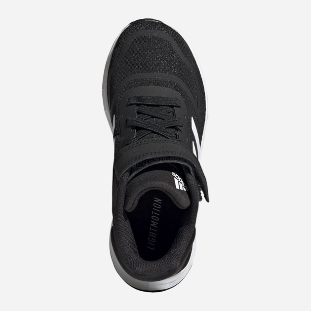 Buty sportowe chłopięce na rzepy adidas Duramo 10 El K GZ0649 32 Czarne z białym (4065418318525) - obraz 5