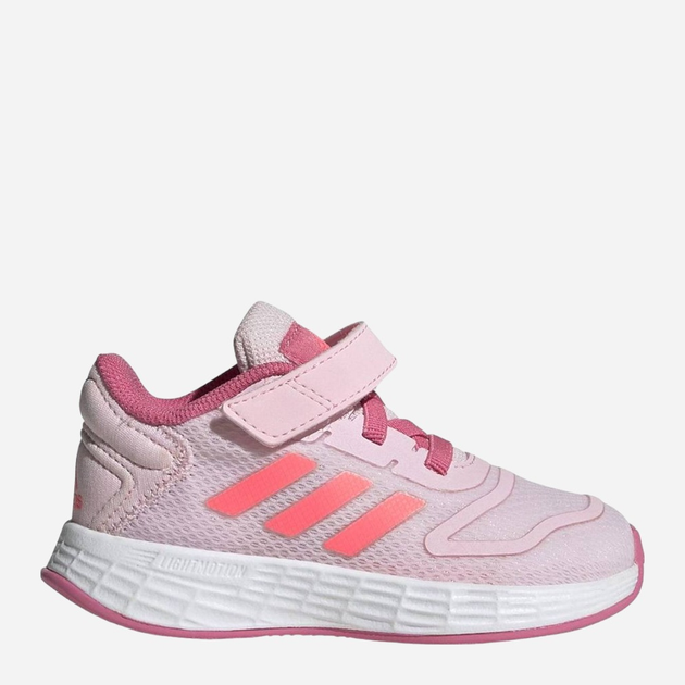 Buty sportowe dziecięce dla dziewczynki na rzepy Adidas Duramo 10 El I GZ1054 22 Różowe (4065418487795) - obraz 1