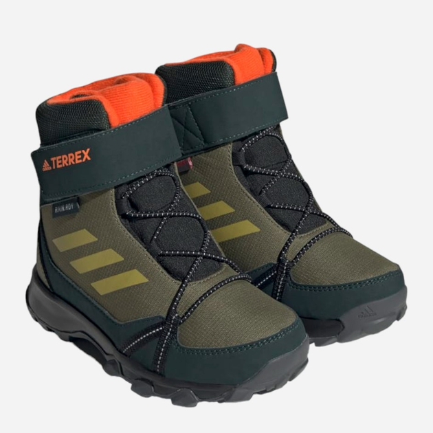 Дитячі зимові черевики для хлопчика Adidas Terrex Snow Cf R.Rdy K GZ1178 33 Зелені (4065426777277) - зображення 2