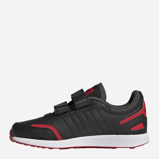 Buty sportowe chłopięce na rzepy adidas Vs Switch 3 Cf C GZ1951 32 Czarne z białym i czerwonym (4065427484587) - obraz 3