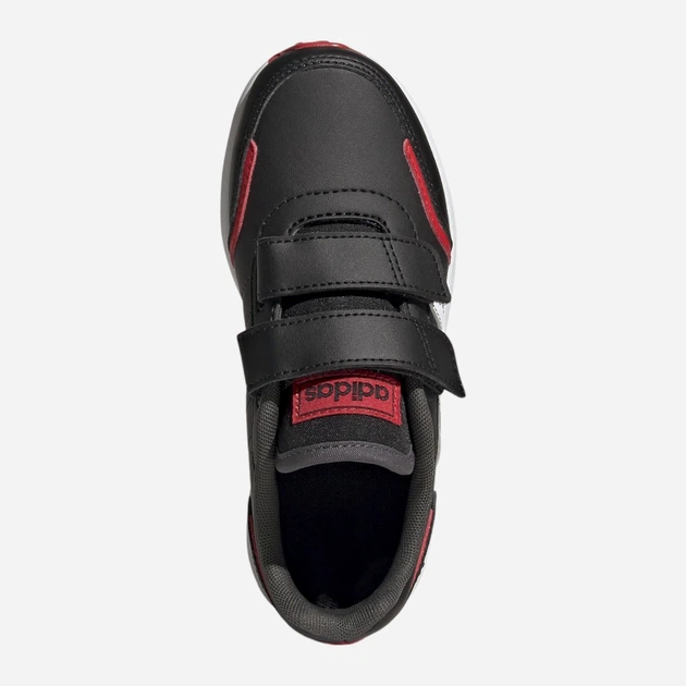 Buty sportowe chłopięce na rzepy adidas Vs Switch 3 Cf C GZ1951 32 Czarne z białym i czerwonym (4065427484587) - obraz 5