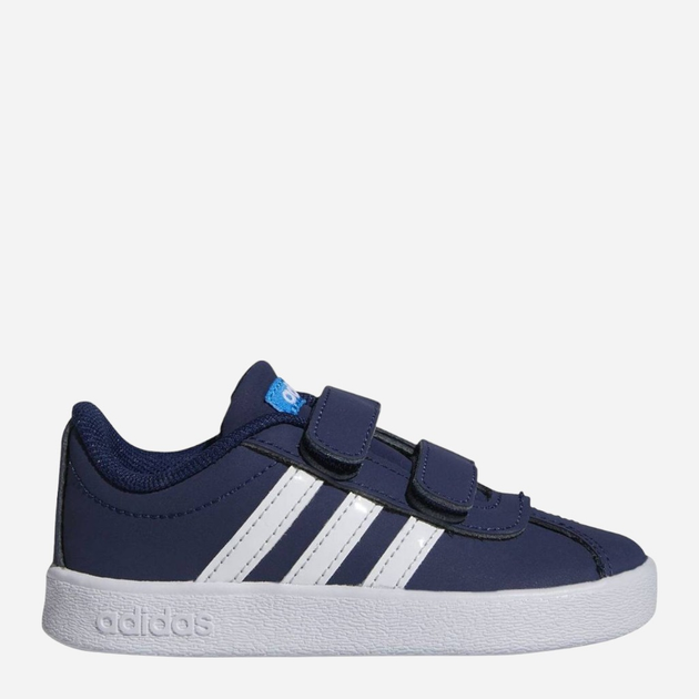 Tenisówki chłopięce na rzepy Adidas Vl Court 2.0 Cf C GZ3327 22 Ciemnogranatowe (4065419406368) - obraz 1