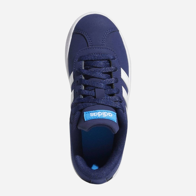 Підліткові кеди для хлопчика adidas Vl Court 2.0 K GZ3320 36.5 Сині (4065419414158) - зображення 4