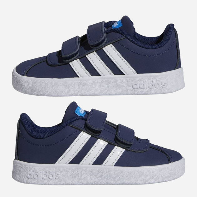 Дитячі кеди для хлопчика adidas Vl Court 2.0 Cf C GZ3327 25.5 Темно-сині (4065419402674) - зображення 6