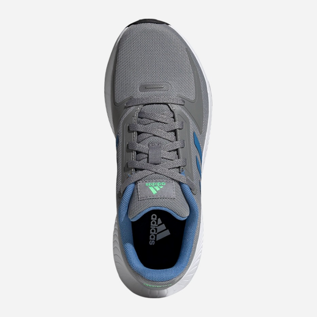 Підліткові кросівки для хлопчика adidas Tensaur Run 2.0 K GZ7421 38 Сірі (4064048169385) - зображення 3