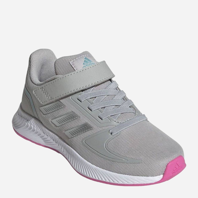 Buty sportowe dziecięce dla dziewczynki na rzepy Adidas Tensaur Run 2.0 C GZ7435 29 Szare (4064047978759) - obraz 2