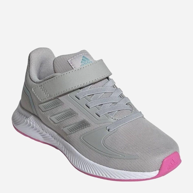 Buty sportowe dziecięce dla dziewczynki na rzepy Adidas Tensaur Run 2.0 C GZ7435 31 Szare (4064047978728) - obraz 2
