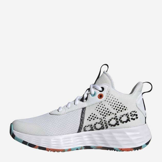 Buty sportowe dziecięce dla dziewczynki Adidas Ownthegame 2.0 K H01556 29 Białe (4064047000573) - obraz 2