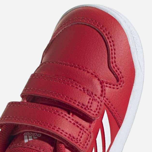 Buty sportowe chłopięce na rzepy adidas Tensaur I H00159 22 Czerwone (4064049199633) - obraz 5