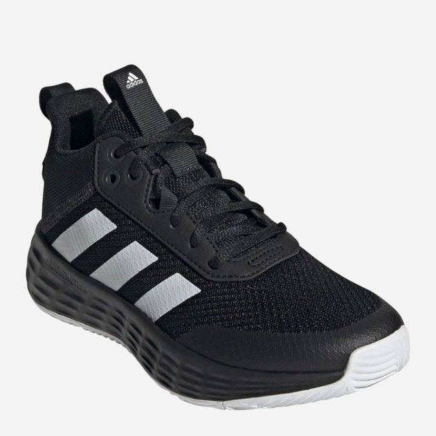 Buty sportowe chłopięce na rzepy Adidas Ownthegame 2.0 K H01558 30.5 Czarne (4064047233100) - obraz 2