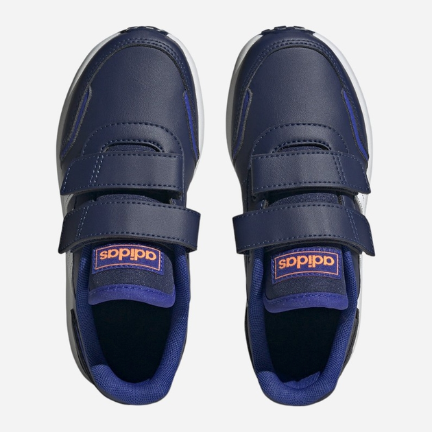 Підліткові кросівки для хлопчика adidas Vs Switch 3 I H03765 35 Темно-сині з білим (4066746150047) - зображення 4