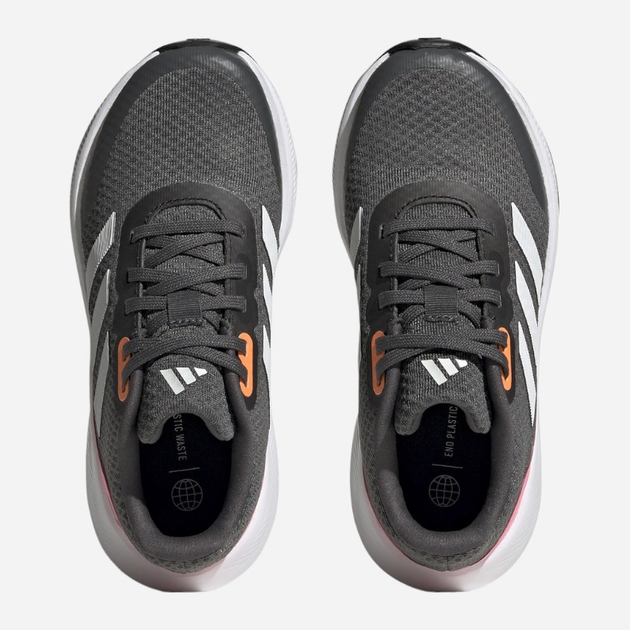 Підліткові кросівки для дівчинки adidas Runfalcon 3.0 K HP5836 39.5 Сірі (4066749891039) - зображення 4