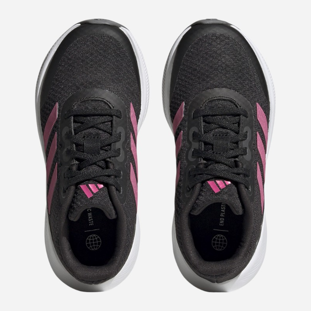 Buty sportowe młodzieżowe dla dziewczynki adidas Runfalcon 3.0 K HP5838 38 Czarne (4066749917715) - obraz 4