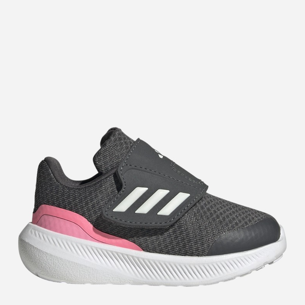 Buty sportowe dziecięce dla dziewczynki na rzepy Adidas Runfalcon 3.0 AC I HP5859 26 Szare (4066749848705) - obraz 1