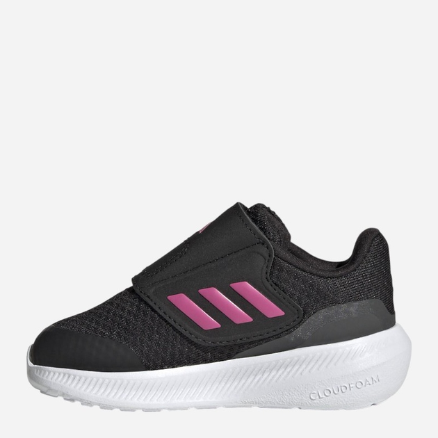 Buty sportowe dziecięce dla dziewczynki na rzepy Adidas Runfalcon 3.0 AC I HP5862 23.5 Czarne (4066749848736) - obraz 2