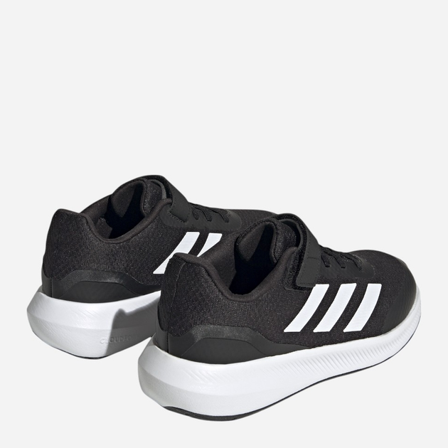 Підліткові кросівки для хлопчика adidas Runfalcon 3.0 El K HP5867 39.5 Чорні з білим (4066749864088) - зображення 3