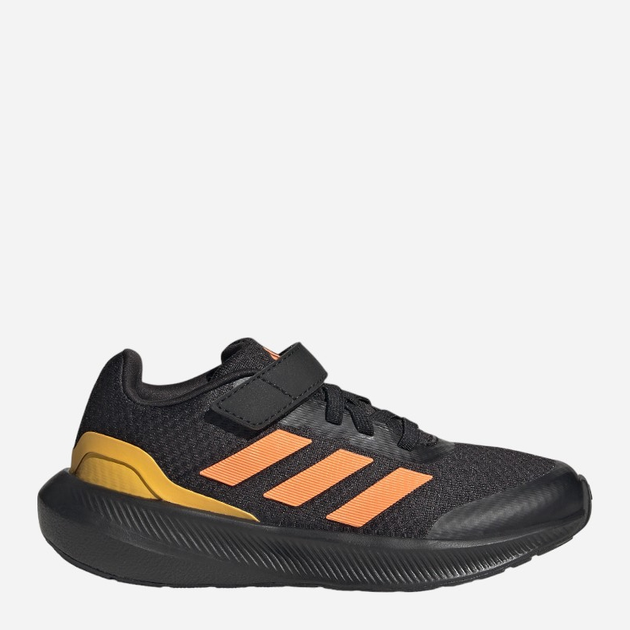 Buty sportowe chłopięce na rzepy Adidas Runfalcon 3.0 El K HP5870 28 Czarne (4066749883188) - obraz 1