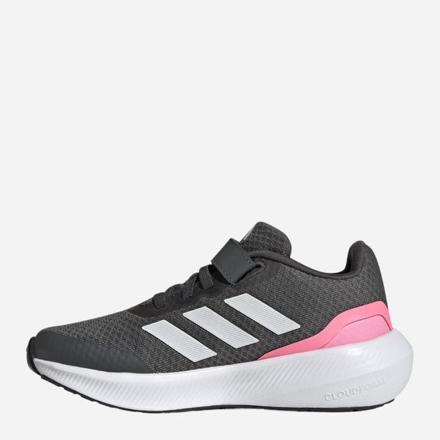 Buty sportowe dziecięce dla dziewczynki na rzepy Adidas Runfalcon 3.0 El K HP5873 30.5 Szare (4066749887056) - obraz 2