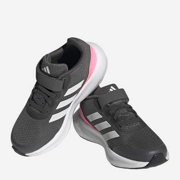 Дитячі кросівки для дівчинки adidas Runfalcon 3.0 El K HP5873 31 Сірі (4066749887087) - зображення 6
