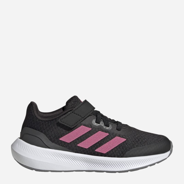 Buty sportowe dziecięce dla dziewczynki na rzepy Adidas Runfalcon 3.0 El K HP5875 28 Czarne (4066749875589) - obraz 1