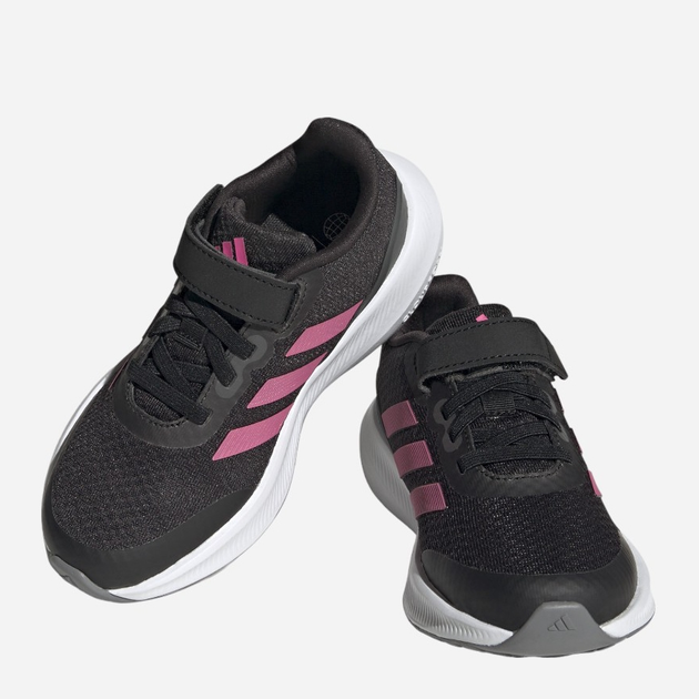 Дитячі кросівки для дівчинки adidas Runfalcon 3.0 El K HP5875 33 Чорні (4066749879297) - зображення 6