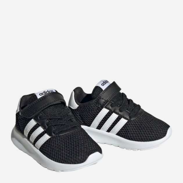 Buty sportowe chłopięce na rzepy Adidas Lite Racer 3.0 El I HQ3757 25.5 Czarne (4066748654147) - obraz 2