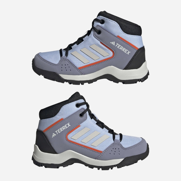 Підліткові високі трекінгові кросівки для хлопчика Adidas Terrex Hyperhiker Mid K HQ5821 39.5 Блакитні (4066749345280) - зображення 6