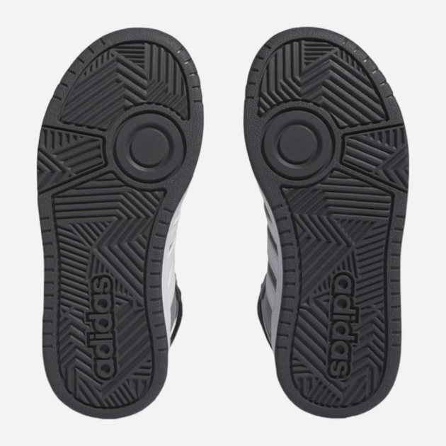 Підліткові високі кросівки для хлопчика adidas Hoops 3.0 Mid K IF2721 37.5 Сірі (4066756547387) - зображення 6
