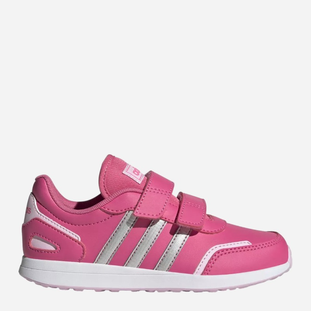 Buty sportowe dziecięce dla dziewczynki na rzepy adidas Vs Switch 3 Cf C IG9641 33 Różowe (4066755736126) - obraz 1