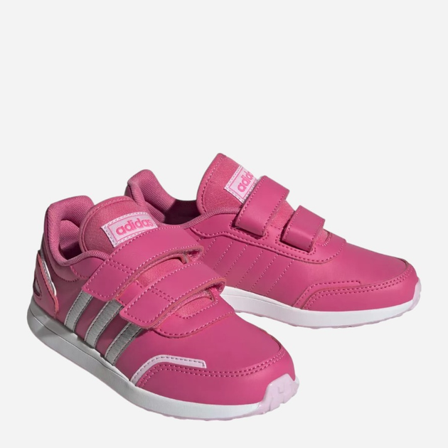 Buty sportowe dziecięce dla dziewczynki na rzepy adidas Vs Switch 3 Cf C IG9641 34 Różowe (4066755736058) - obraz 2