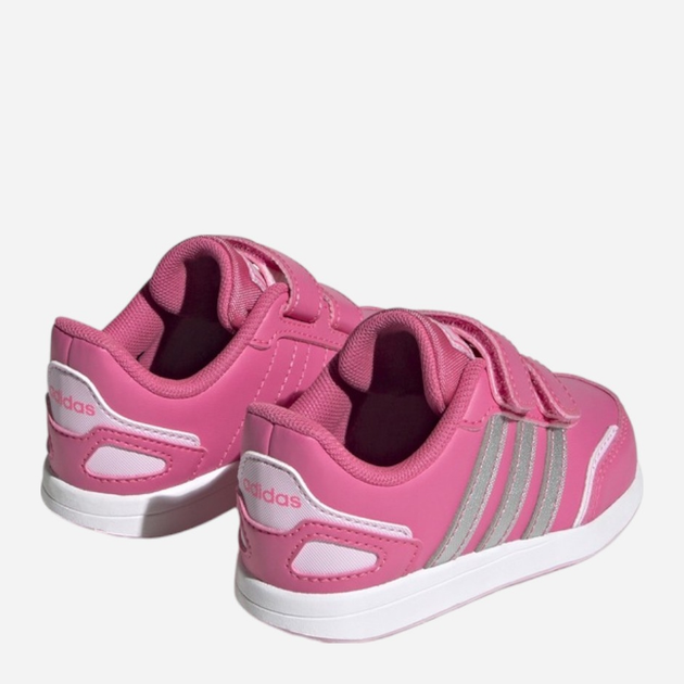 Buty sportowe dziecięce dla dziewczynki na rzepy Adidas Vs Switch 3 Cf I IG9645 22 Różowe (4066755744299) - obraz 2