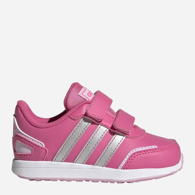 Buty sportowe dziecięce dla dziewczynki na rzepy Adidas Vs Switch 3 Cf I IG9645 23.5 Różowe (4066755744268) - obraz 1