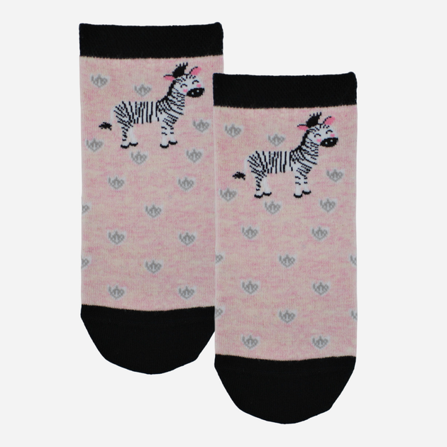 Шкарпетки жіночі низькі бавовняні Noviti ST024-G-03 35-38 Рожеві (5905204314951) - зображення 1