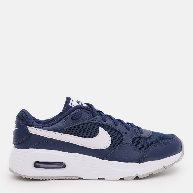 Акція на Підліткові кросівки для хлопчика Nike Air Max Sc (Gs) CZ5358-401 39 (6.5Y) Midnight Navy/Barely Grape-White від Rozetka