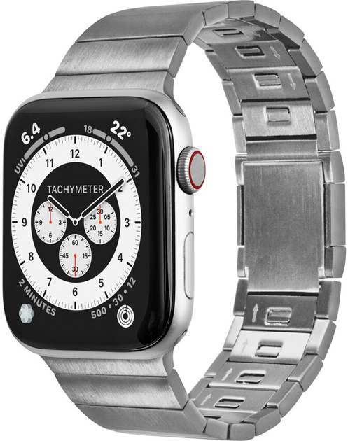 Pasek Laut Links 2 do Apple Watch 42/44/45/49 mm Silver (4895206934008) - obraz 2
