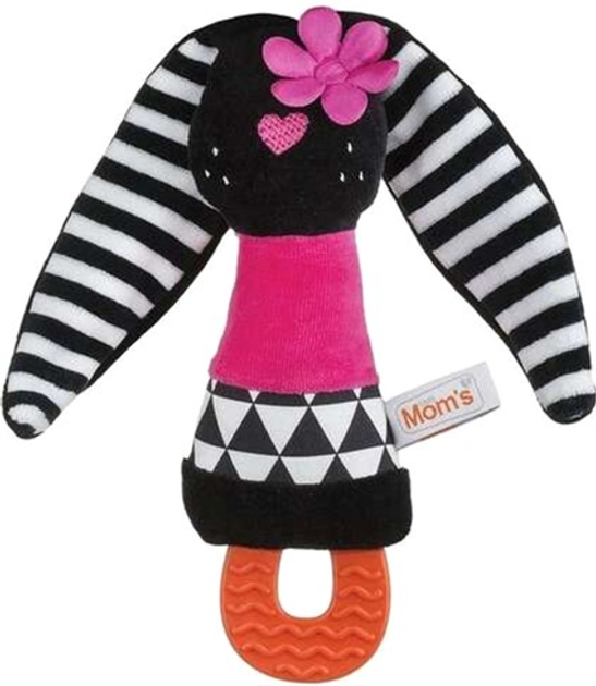 Zabawka-gryzak Hencz Toys Moms Care Piszczący królik (5907784469571) - obraz 1