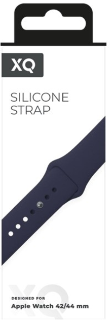 Ремінець Xqisit Silicone Strap для Apple Watch 42/44 мм Blue (4029948093550) - зображення 2