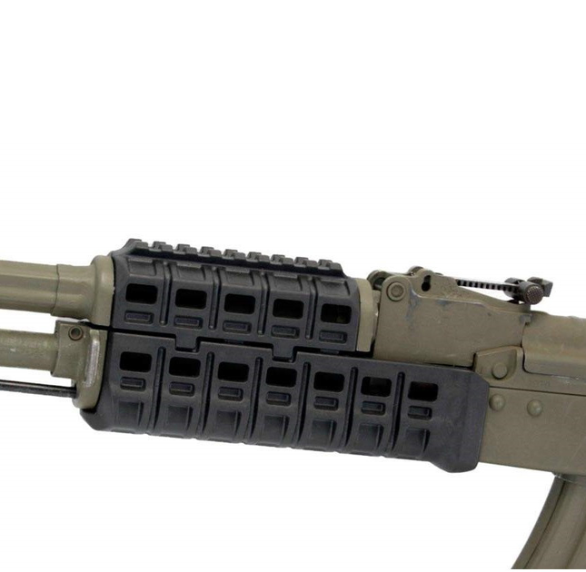 Цівка DLG-136 для АК47 / АК74 зі слотами M-LOK (вогнестійка) - зображення 2