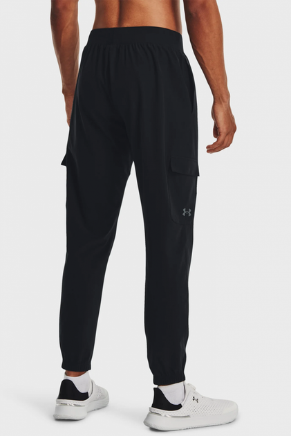 Спортивні штани Under Armour UA Stretch Woven Cargo Pants XL Чорний 1380358-001 - изображение 2