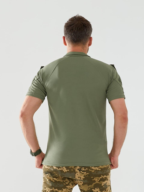 Мужская боевая футболка - убакс оливковая 50 - изображение 2