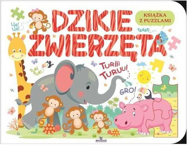 Książka z puzzlami. Dzikie zwierzęta - Żukowski Jarek (9788380386174) - obraz 1