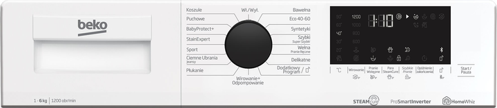 Pralka Beko WUE6624XBWS - obraz 4