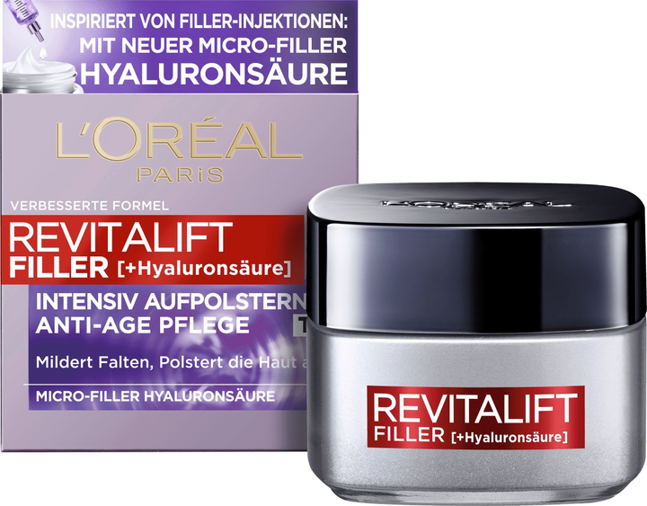 Krem do twarzy L'Oreal Paris Revitalift Filler na dzień 50 ml (3600523985319) - obraz 1