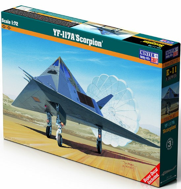 Збірна модель Olymp Aircraft YF117A Scorpion масштаб 1:72 (5903852050115) - зображення 1